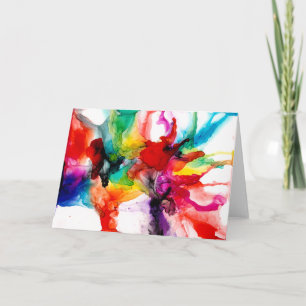 Jeweltone Prism - Watercolor Card