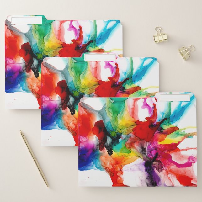 Jeweltone Prism - Watercolor File Folder (Set)