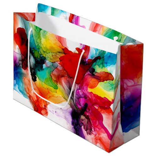 Jeweltone Prism _ Watercolor Large Gift Bag