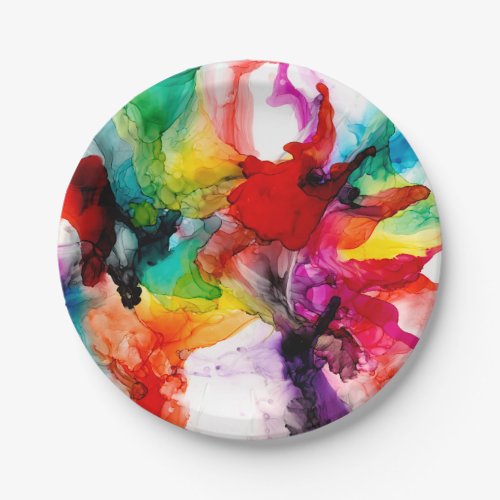 Jeweltone Prism _ Watercolor Paper Plates