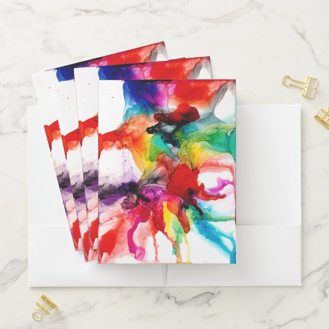 Jeweltone Prism - Watercolor Pocket Folder (In Situ)