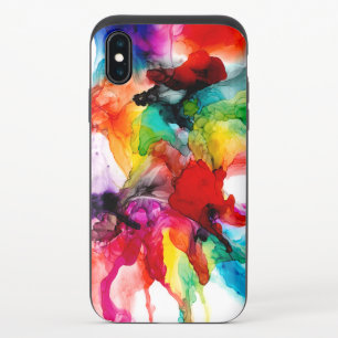 Jeweltone Prism - Watercolor iPhone X Slider Case