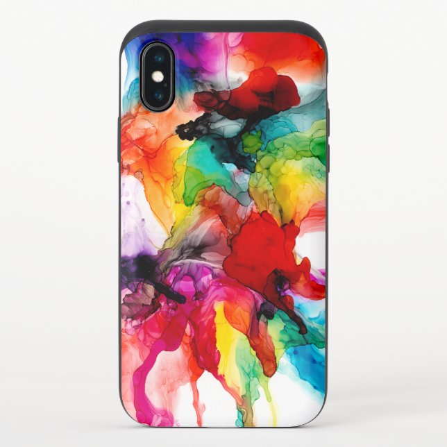 Jeweltone Prism - Watercolor Uncommon iPhone Case (Back)