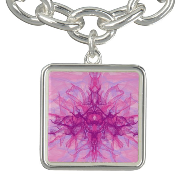 JEWERLY - Orange Smoke - Fractal Art - Bracelet (Design)