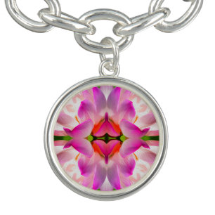 JEWERLY - Purple Flower  - Bracelet