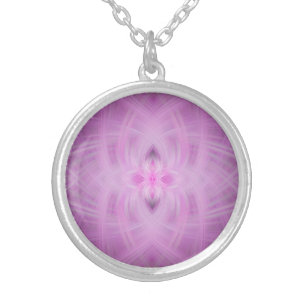 JEWERLY - Violet  - Silver Plated Necklace