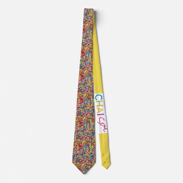 Jewish Alphabet Neck Tie (Front)