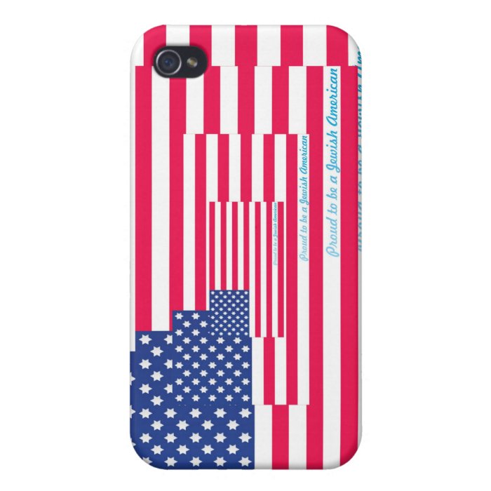 Jewish American diminishing flag iPhone case iPhone 4/4S Cases