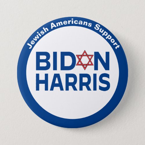 Jewish Americans Support Biden Harris Button