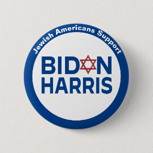 Jewish Americans Support Biden Harris Button