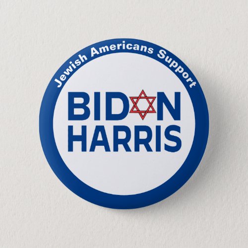 Jewish Americans Support Biden Harris Button