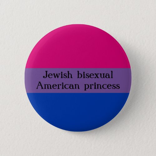 Jewish and bi button