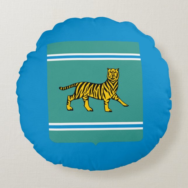 Jewish Autonomous Region - Birobidzhan Round Pillow (Front)