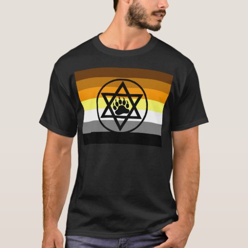 Jewish Bear Pride Flag T_Shirt