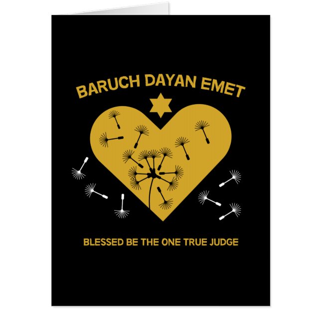 Jewish bereavement And Loss Card (Front)