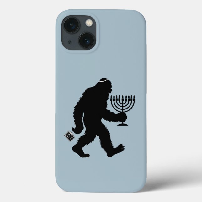 Jewish Bigfoot Hanukkah Chanukah Humor Hilarious  Case-Mate iPhone Case (Back)