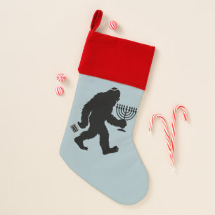 Jewish Bigfoot Hanukkah Chanukah Humor Hilarious  Christmas Stocking