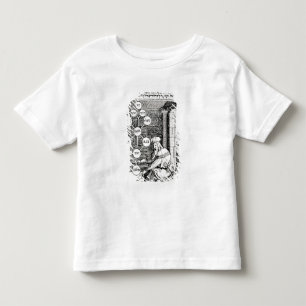 Jewish cabbalist holding a sephiroth toddler t-shirt