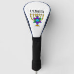 Jewish Candlesticks L&#39;chaim  Golf Head Cover at Zazzle