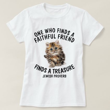 Jewish Cat T-shirts, Faithful friend, Tees