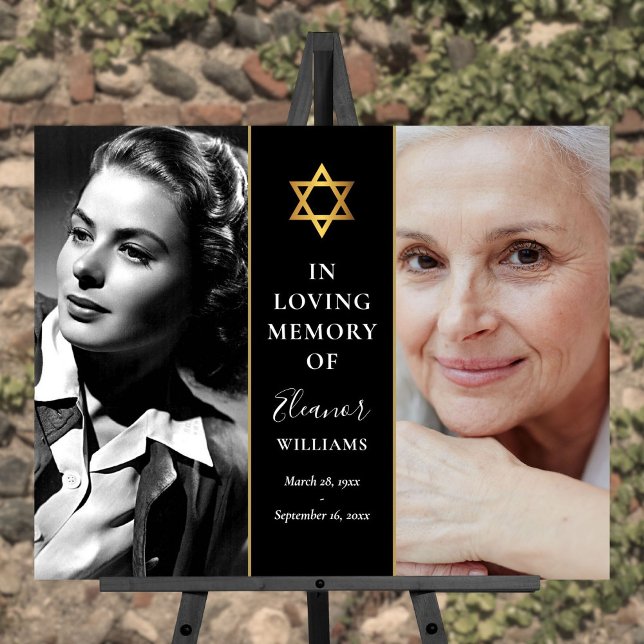 Jewish Celebration Of Life Then And Now 2 Photo Foam Board (Jewish Celebration Of Life Then And Now 2 Photo Foam Board)