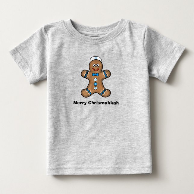 Jewish Christian Baby Chrismukkah Open T-Shirt (Front)