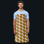 Jewish Cuisine Braided Challah Bread Loaf Foodie Apron<br><div class="desc">All-over-print apron features an original marker illustration of a loaf of braided challah bread.

This design is also available on other products. Don't see what you're looking for? Contact Rebecca to have something designed just for you.</div>