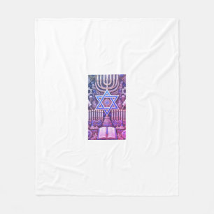 Jewish fleece blanket