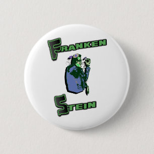 Jewish Franken Stein Button