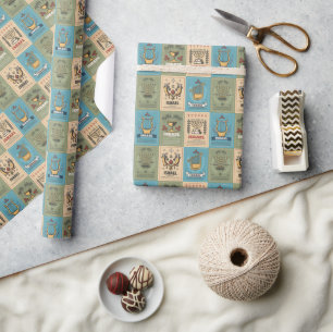 Jewish Gifts - Holiday Wrapping Paper - Israel Art
