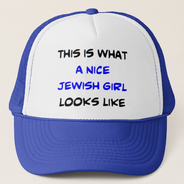 jewish girl, nice trucker hat (Front)