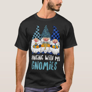 Jewish Gnome Happy Chanukah Hanukkah Hanging With  T-Shirt