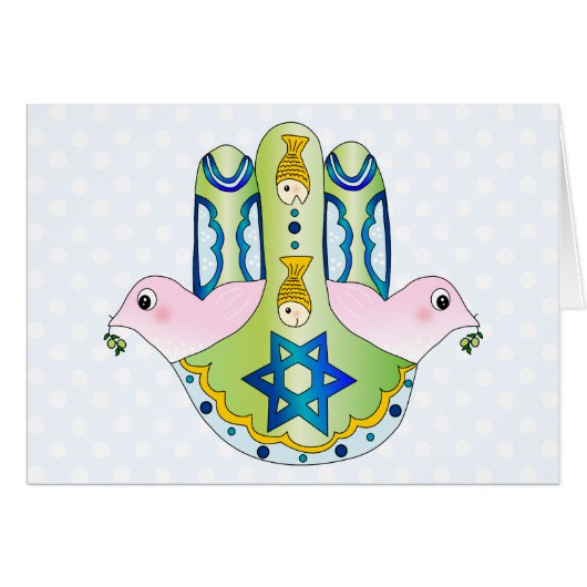 Jewish Hamsa Cards (Front Horizontal)