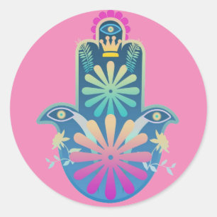 Jewish Hamsa, Stickers