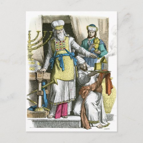 Jewish High Priest from before the time of Christ Postcard