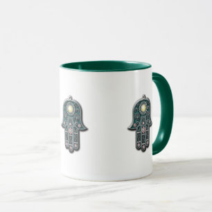 jewish historic pendant berber jewelry tribal girl mug