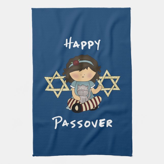 Jewish Holiday Celebrations Towel (Vertical)
