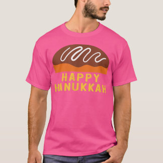 Jewish Holiday Chanukah Sufganiyah Saying Happy T-Shirt