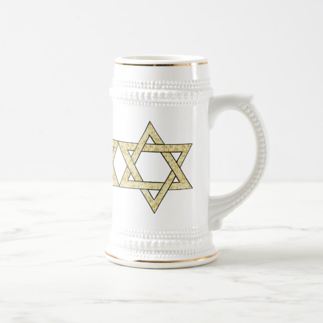 Jewish Holiday Family Beer Stein (Right)