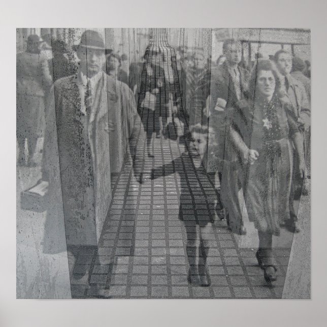Jewish Holocaust Memorial (Denkmal), Berlin (j5pst Poster (Front)