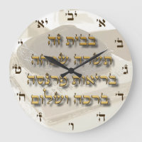 Jewish Home Blessing On Hebrew Ivrit Numbers