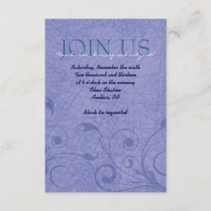 Jewish Hora Chair Dance Reception Card