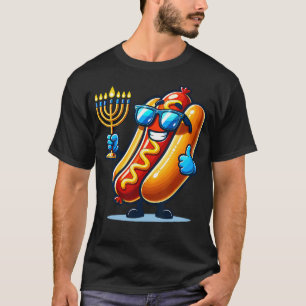 Jewish Hotdog Menorah - Funny Hanukkah s For Jews T-Shirt