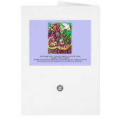 Jewish House Blessing City Of Jerusalem Card (Back)