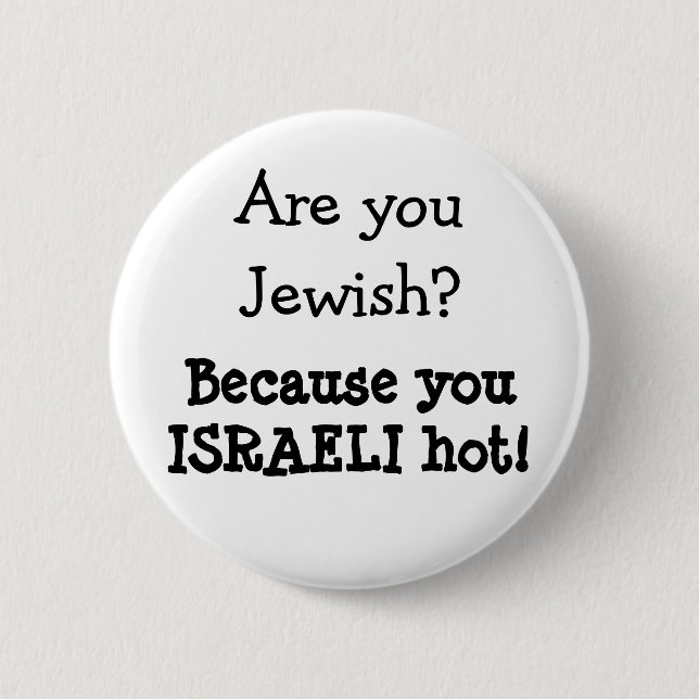 Jewish Humor Button (Front)