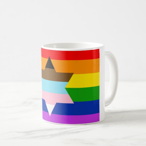 Jewish Inclusive Flag _ Coffee Mug 