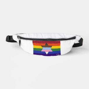 Jewish Inclusive Pride Flag Fanny Pack