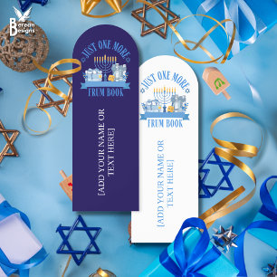 Jewish JUST ONE MORE FRUM BOOK CLUB Hanukkah Bookmarks