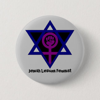 Jewish.Lesbian.Feminist Pinback Button