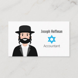 Jewish Man Business Card